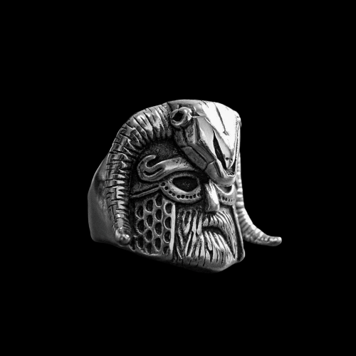 Shofar Horn Helmet Skull