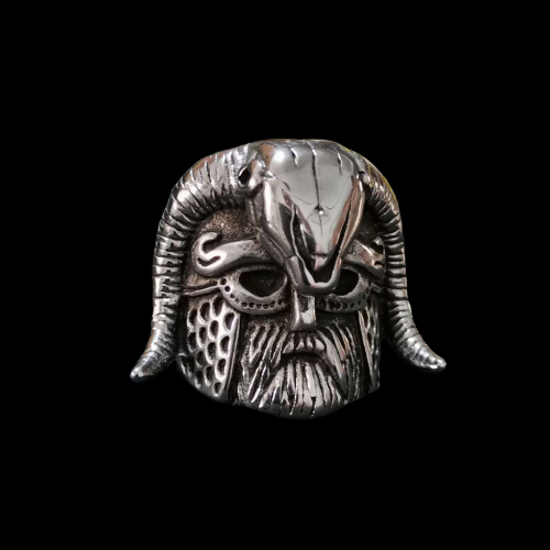 Shofar Horn Helmet Skull