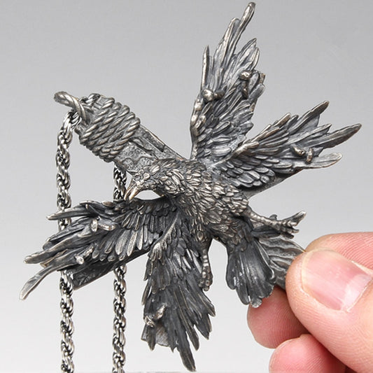 Cross Four Wing Bird Crow